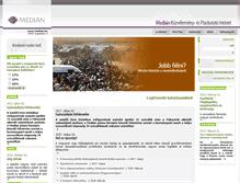 Tablet Screenshot of median.hu